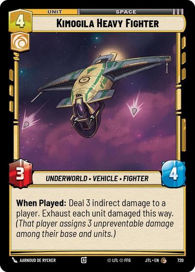 Kimogila Heavy Fighter Foil (JTL 720) [Jump to Lightspeed]