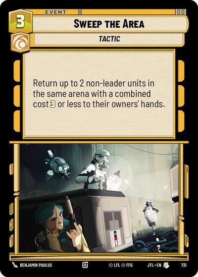 Sweep the Area Foil (JTL 731) [Jump to Lightspeed]