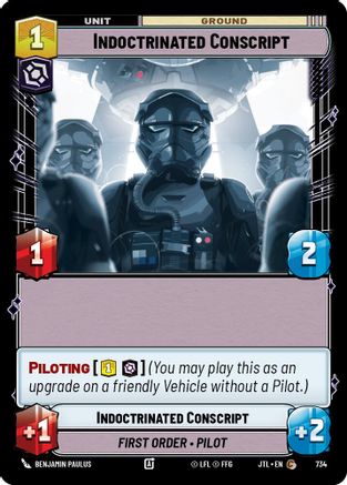 Indoctrinated Conscript (734) (734) [Jump to Lightspeed]
