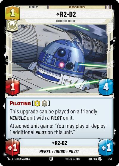 R2 D2 Artooooooooo Foil (JTL 743) [Jump to Lightspeed]