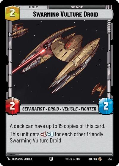 Swarming Vulture Droid Foil (JTL 754) [Jump to Lightspeed]
