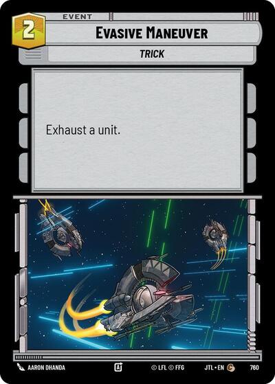 Evasive Maneuver Foil (JTL 760) [Jump to Lightspeed]