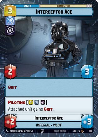 Interceptor Ace (768) (Hyperspace Foil) (768) [Jump to Lightspeed]
