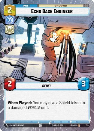 Echo Base Engineer (778) (Hyperspace Foil) (778) [Jump to Lightspeed]