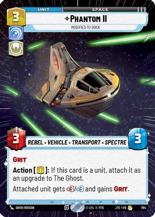 Phantom II - Modified to Dock (784) (Hyperspace Foil) (784) [Jump to Lightspeed]