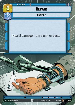 Repair (809) (Hyperspace Foil) (809) [Jump to Lightspeed]