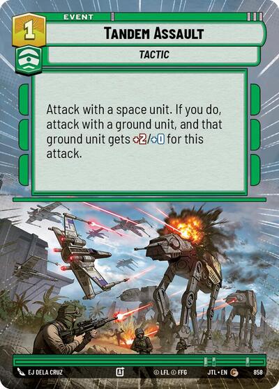 Tandem Assault Hyperspace Foil (JTL 858) [Jump to Lightspeed]