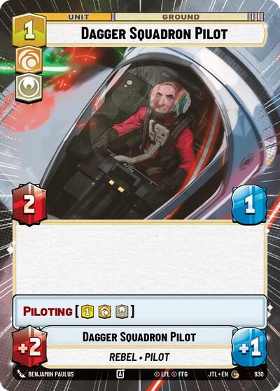 Dagger Squadron Pilot Hyperspace Foil (JTL 930) [Jump to Lightspeed]