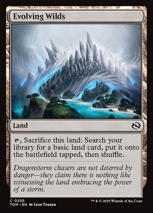 Evolving Wilds (TDM 255) [Tarkir: Dragonstorm]