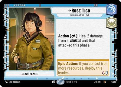 Rose Tico Saving What We Love (JTL 004/262) [Jump to Lightspeed]