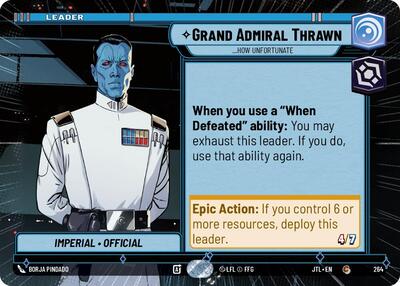 Grand Admiral Thrawn How Unfortunate Hyperspace (JTL 264) [Jump to Lightspeed]