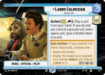 Lando Calrissian Buying Time Hyperspace (JTL 265) [Jump to Lightspeed]