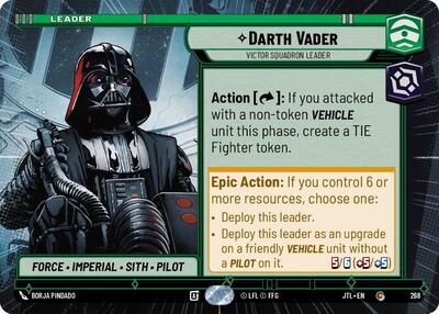 Darth Vader Victor Squadron Leader Hyperspace (JTL 268) [Jump to Lightspeed]