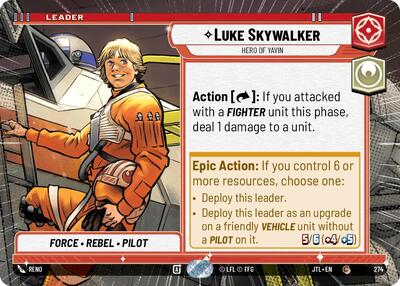 Luke Skywalker Hero of Yavin Hyperspace (JTL 274) [Jump to Lightspeed]