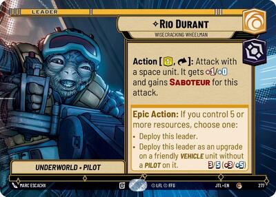 Rio Durant Wisecrack Wheelman Hyperspace (JTL 277) [Jump to Lightspeed]