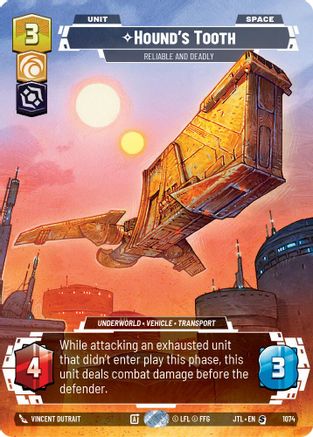 Hound's Tooth - Reliable and Deadly (1074) (Prestige Foil) (1074) [Jump to Lightspeed]