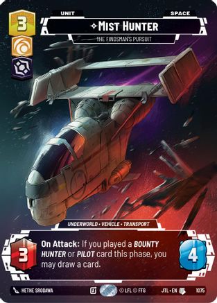Mist Hunter - The Findsman's Pursuit (1075) (Prestige Foil) (1075) [Jump to Lightspeed]