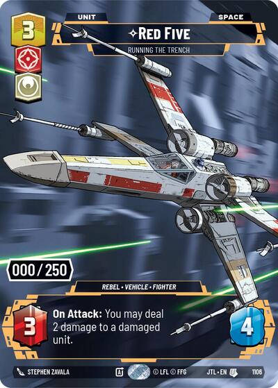 Red Five Running the Trench Serialized (JTL 1106) [Jump to Lightspeed]