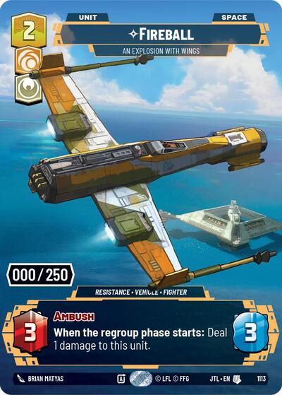 Fireball An Explosion With Wings Serialized (JTL 1113) [Jump to Lightspeed]
