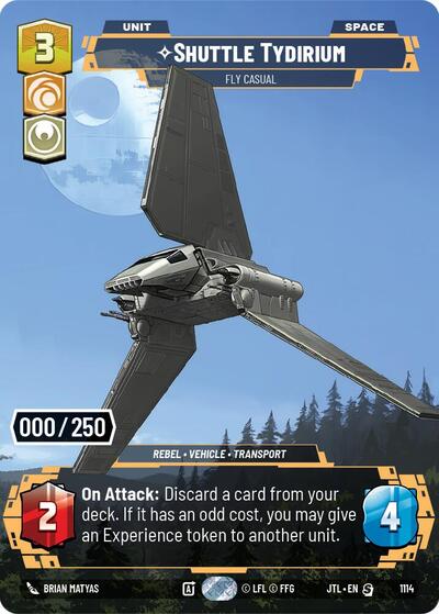 Shuttle Tydirium Fly Casual Serialized (JTL 1114) [Jump to Lightspeed]