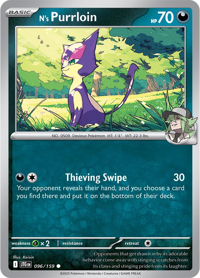 N's Purrloin (096/159) [Scarlet & Violet: Journey Together]