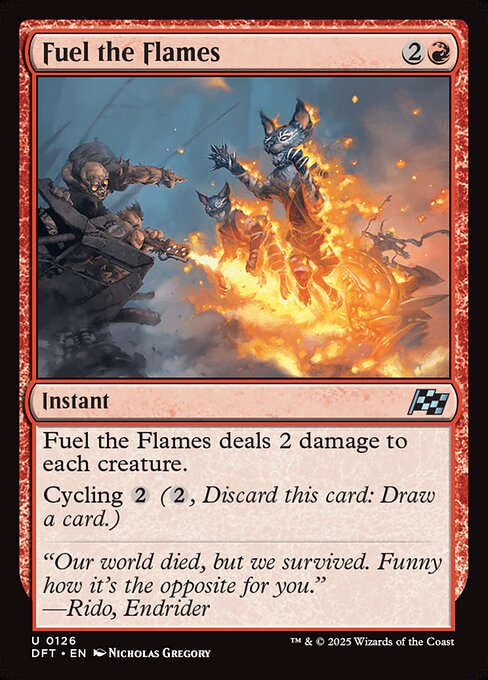 Fuel the Flames (DFT 126) [Aetherdrift]