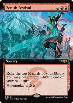 Zenith Festival (Extended Art) [Tarkir: Dragonstorm Commander]
