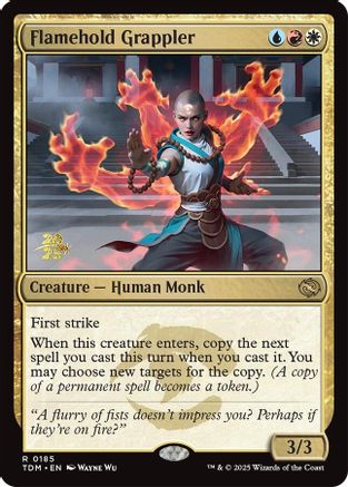 Flamehold Grappler (PRE-185) - Prerelease Cards Foil