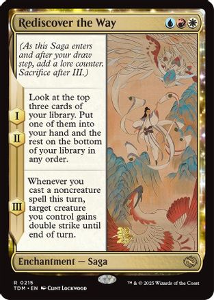 Rediscover the Way [Tarkir: Dragonstorm Prerelease Promos]