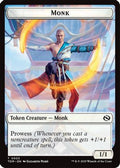 Monk // Treasure Double-Sided Token [Tarkir: Dragonstorm Commander Tokens]