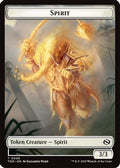 Spirit (0008) // Spirit (0009) Double-Sided Token [Tarkir: Dragonstorm Tokens]
