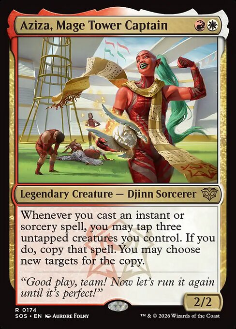 Aziza, Mage Tower Captain (SOS 174) [Secrets of Strixhaven]