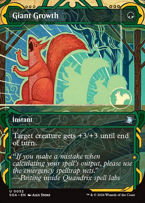 Giant Growth (SOA 52) [Secrets of Strixhaven Mystical Archive]