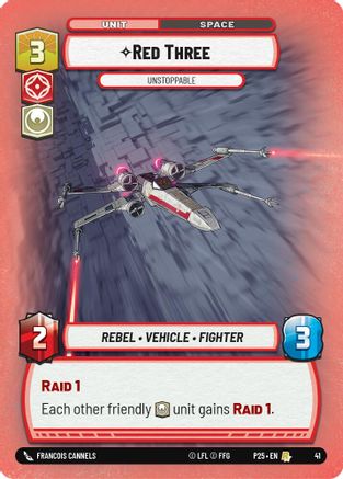 Red Three - Unstoppable (41) (41) [Store Showdown Promos]