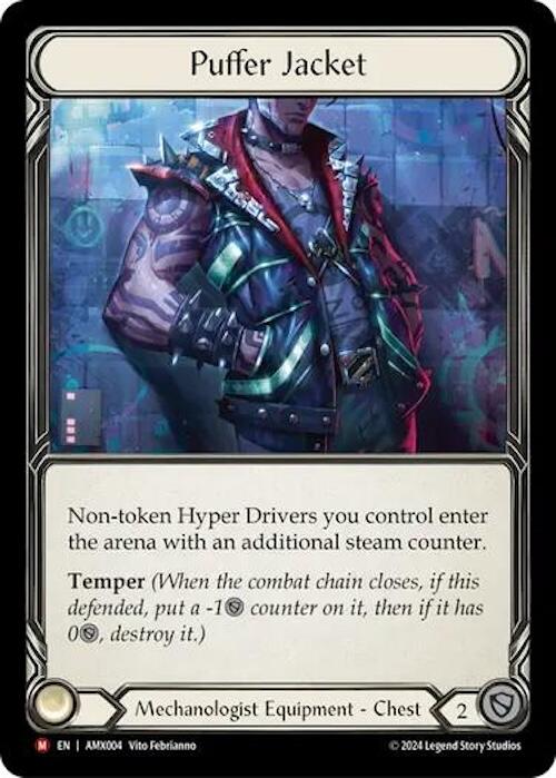 Puffer Jacket [AMX004] (Armory Deck: Maxx Nitro)  Rainbow Foil