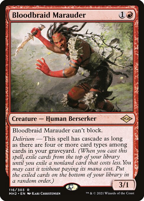 Bloodbraid Marauder (MH2 116) [Modern Horizons 2]