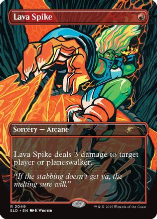 Lava Spike (2049) [Secret Lair Drop Series]