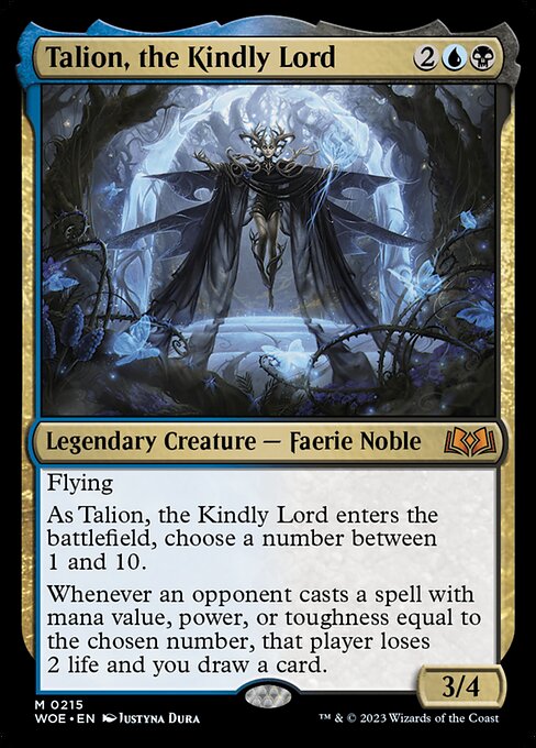 Talion, the Kindly Lord (WOE 215) [Wilds of Eldraine]