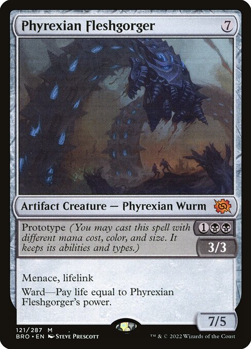 Phyrexian Fleshgorger (BRO 121) [The Brothers' War]