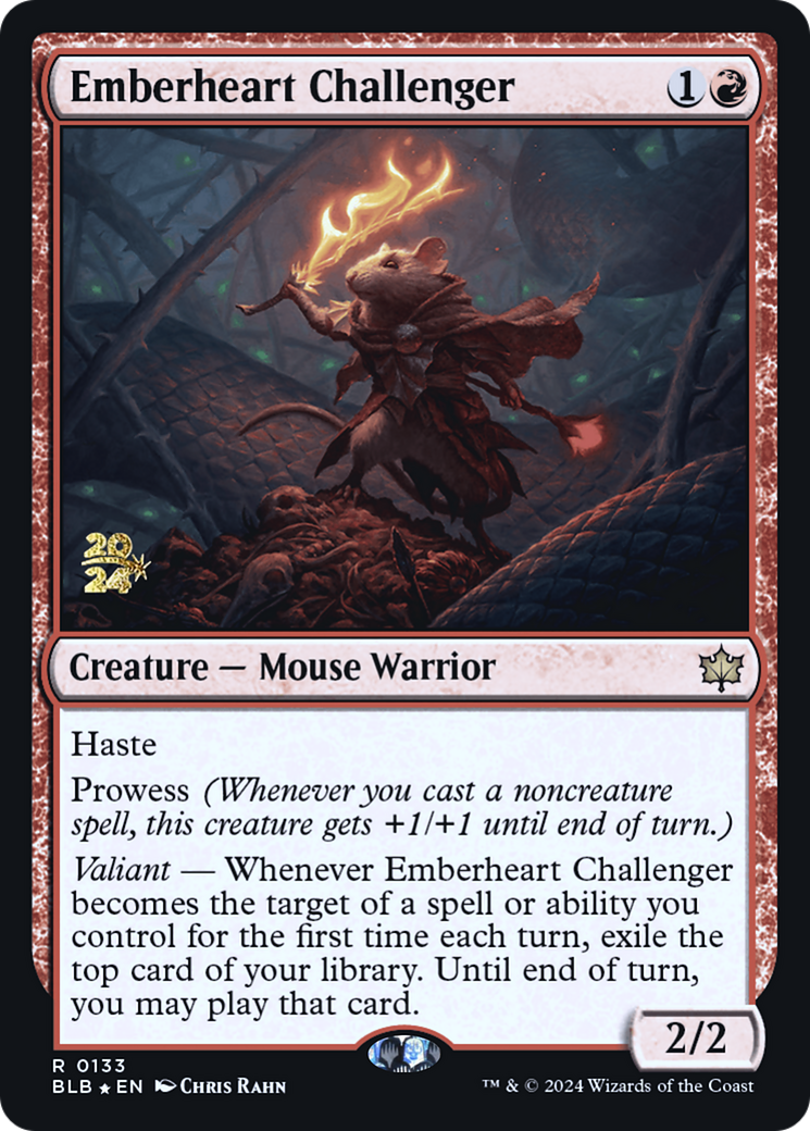 Emberheart Challenger [Bloomburrow Prerelease Promos]