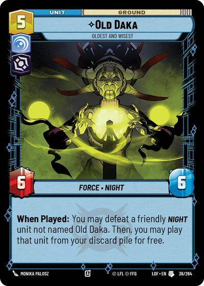 Old Daka Oldest and Wisest (LOF 036/264) [Legends of the Force]