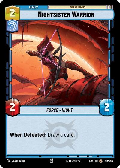 Nightsister Warrior (LOF 059/264) [Legends of the Force]