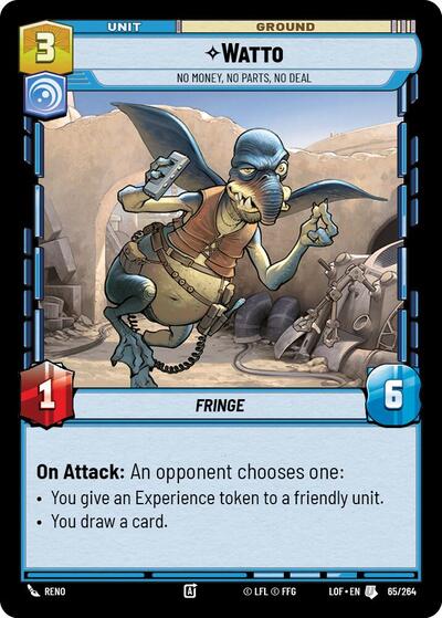 Watto No Money No Parts No Deal (LOF 065/264) [Legends of the Force]