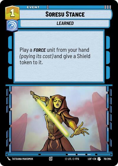 Soresu Stance (LOF 076/264) [Legends of the Force]
