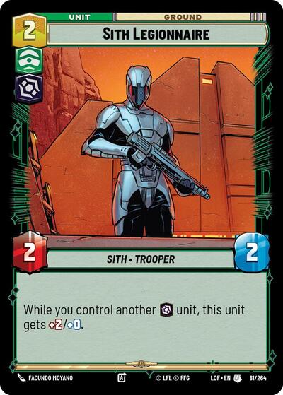 Sith Legionnaire (LOF 081/264) [Legends of the Force]