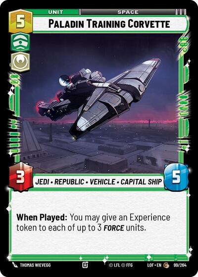 Paladin Training Corvette (LOF 099/264) [Legends of the Force]