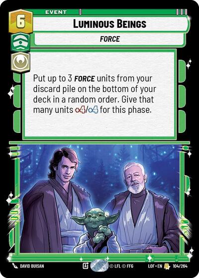 Luminous Beings (LOF 104/264) [Legends of the Force]