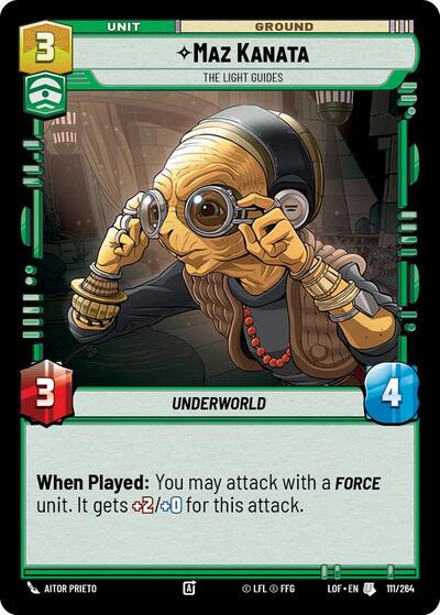 Maz Kanata The Light Guides (LOF 111/264) [Legends of the Force]