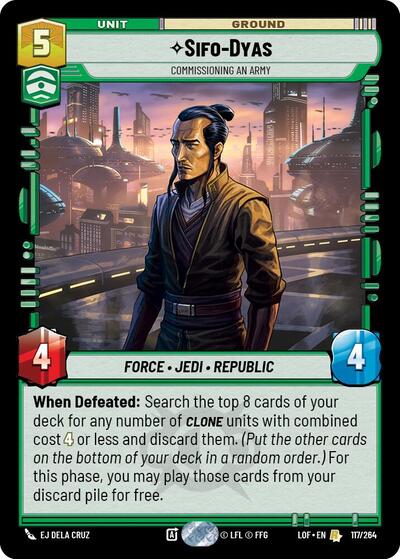 Sifo Dyas Commissioning An Army (LOF 117/264) [Legends of the Force]