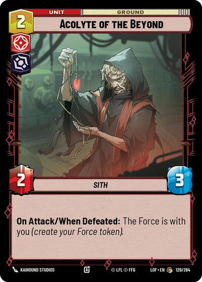 Acolyte of the Beyond (LOF 129/264) [Legends of the Force]
